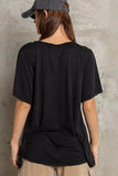 POL V-Neck Short Sleeve T-Shirt - Trendsi