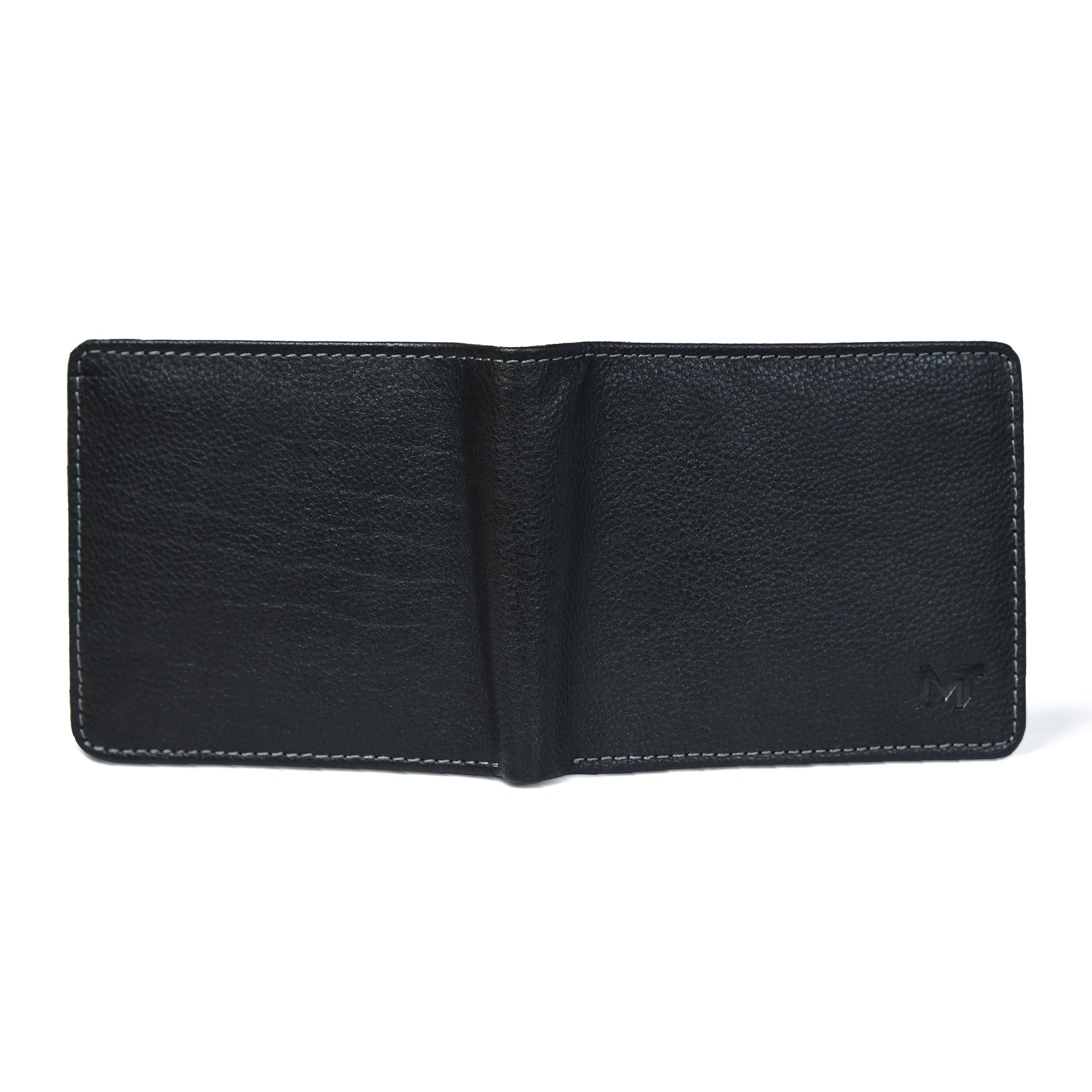Classic Black Leather Wallet - Classy Leather Bags - Flyclothing LLC