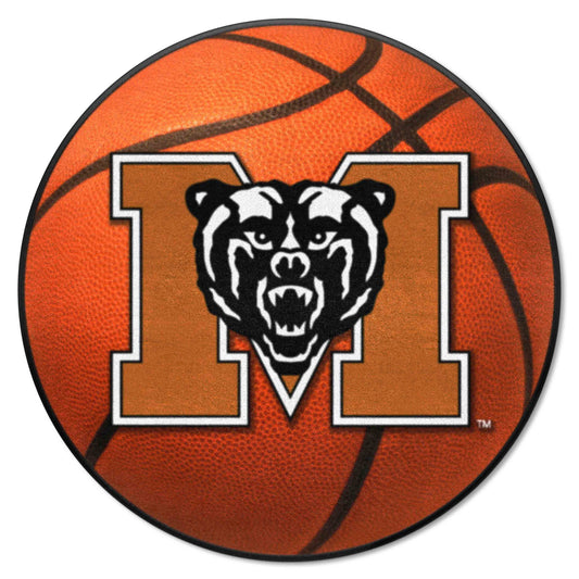 Mercer Bears Basketball Rug - 27in. Diameter