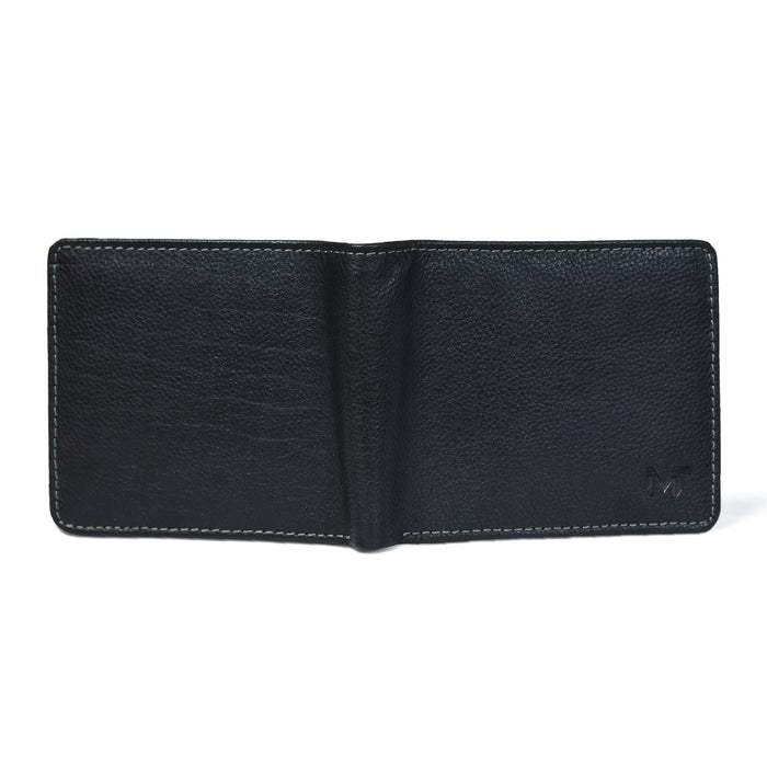Classic Black Leather Wallet - Classy Leather Bags - Flyclothing LLC
