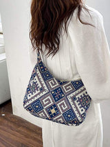 Geometric Adjustable Strap Crossbody Bag - Trendsi - Flyclothing LLC