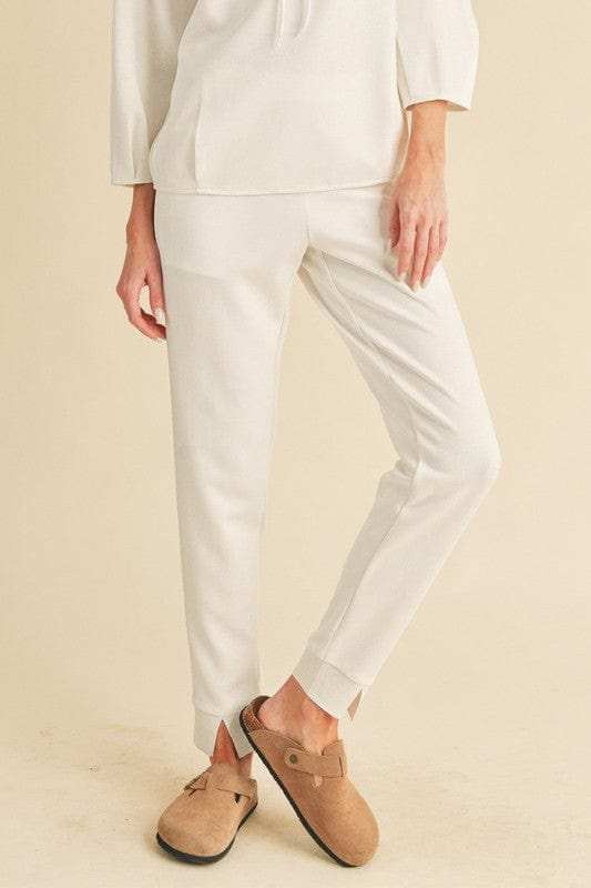 Aemi + Co Elastic Waist Joggers with Pockets - Trendsi - Flyclothing LLC
