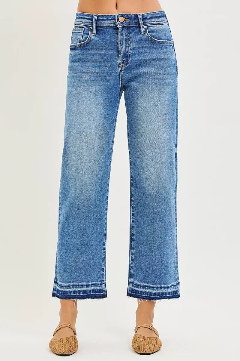 RISEN Full Size Slouchy Cropped Boyfriend Jeans Plus Size - Trendsi - Flyclothing LLC