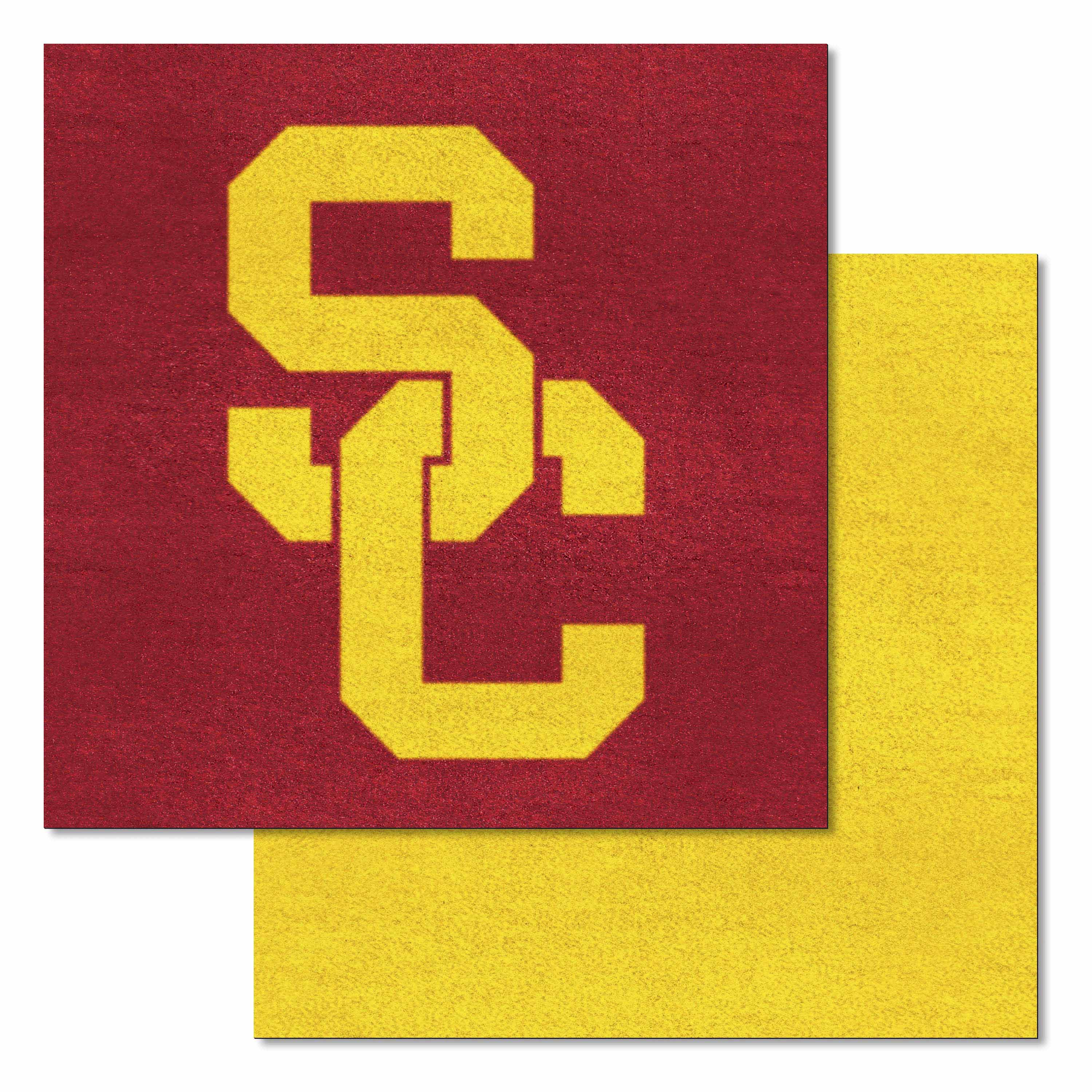 Southern California Trojans Team Carpet Tiles - 45 Sq Ft.
