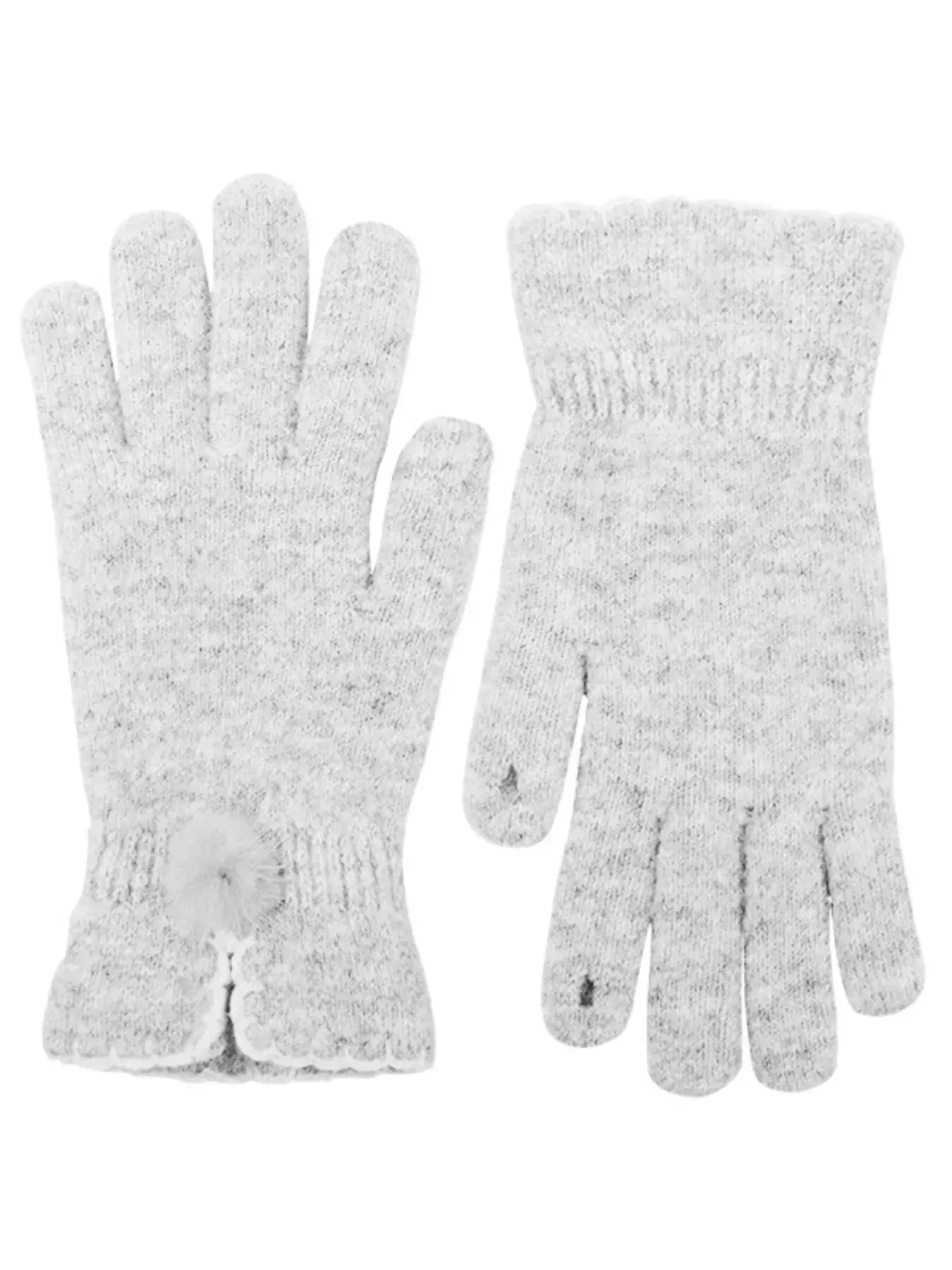 Pom-Pom Detail Gloves - Trendsi - Flyclothing LLC