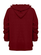 Full Size Drawstring Long Sleeve Hoodie - Trendsi - Flyclothing LLC