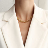 Titanium Steel Chain Necklace - Trendsi - Flyclothing LLC