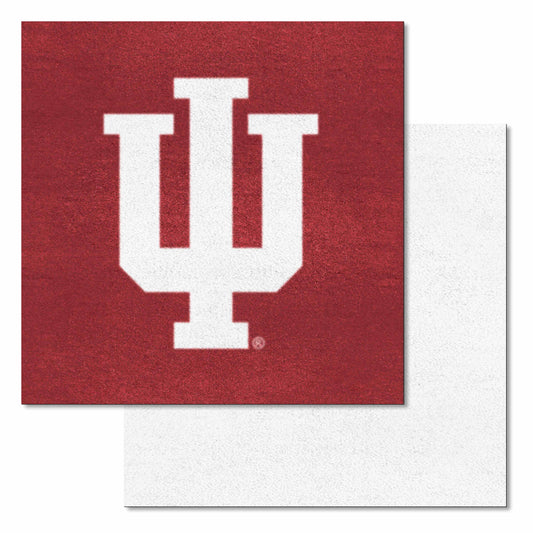 Indiana Hooisers Team Carpet Tiles - 45 Sq Ft. - Indiana