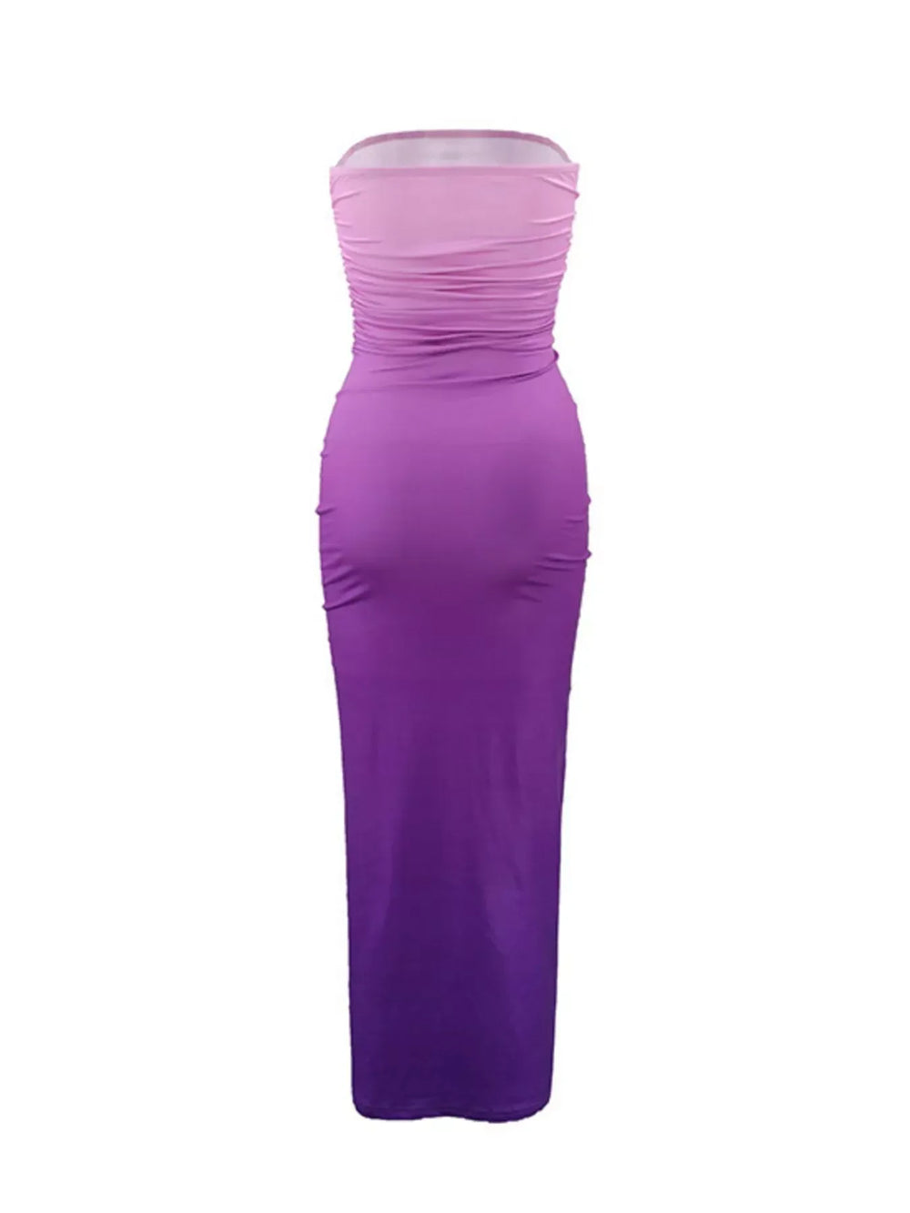 Gradient Tube Bodycon Midi Dress - Trendsi - Flyclothing LLC