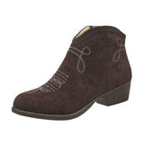 Block Heel Ankle Boots - Trendsi - Flyclothing LLC