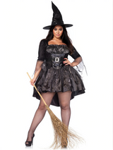 Plus Black Magic Witch Costume