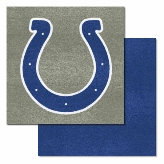 Indianapolis Colts Team Carpet Tiles - 45 Sq Ft. - Indianapolis Colts