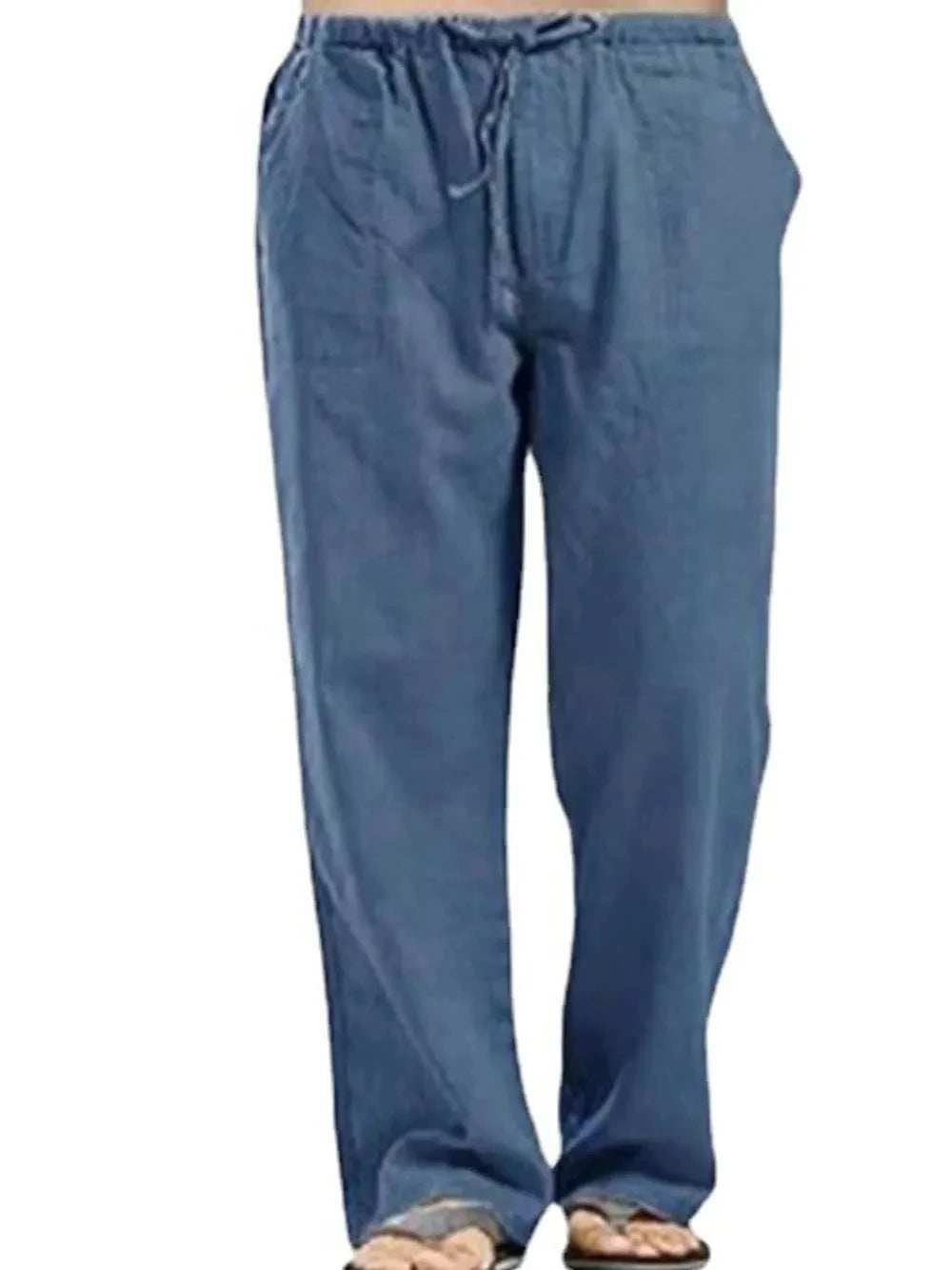Men's Full Size Drawstring Pants with Pockets Plus Size - Trendsi - Flyclothing LLC