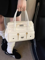 Top Handle Shoulder Bag - Trendsi - Flyclothing LLC