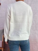 Floral Ribbed Hem Tie Front Cardigan - Trendsi - Flyclothing LLC