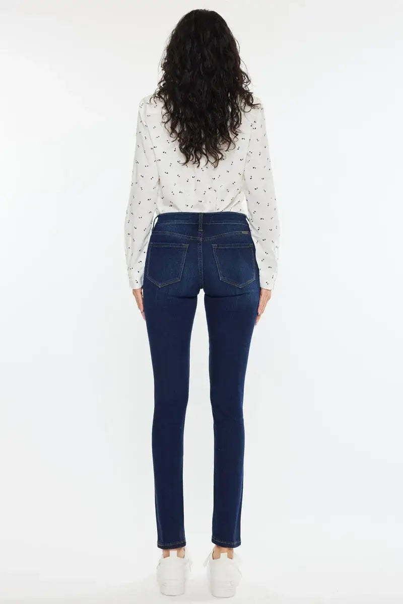 Kancan Mid Rise Super Skinny Jeans - Trendsi - Flyclothing LLC