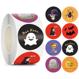 500 Rolls Happy Halloween Children's Toy Animals Thanks Decoration Sticker Label