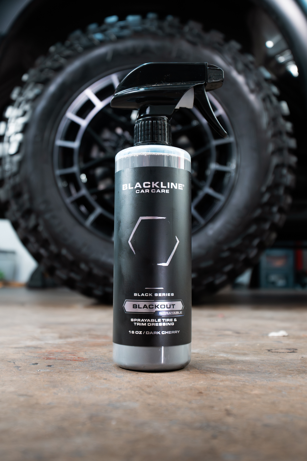 BLACKLINE® BLACKOUT TRIM & TIRE DRESSING - Blackline Car Care - Flyclothing LLC