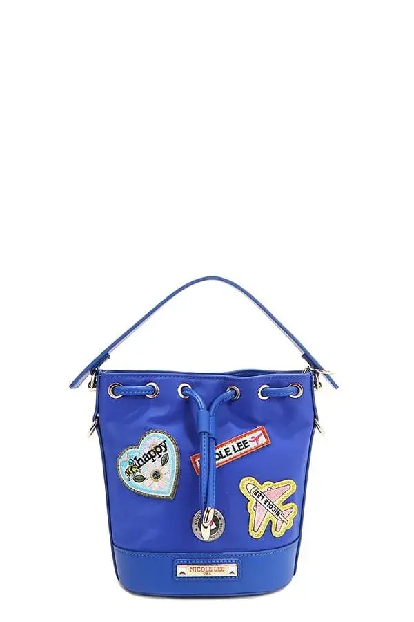 Nicole Lee USA Color Patch Bucket Bag - Trendsi - Flyclothing LLC