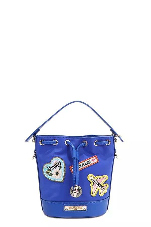 Nicole Lee USA Color Patch Bucket Bag - Trendsi - Flyclothing LLC