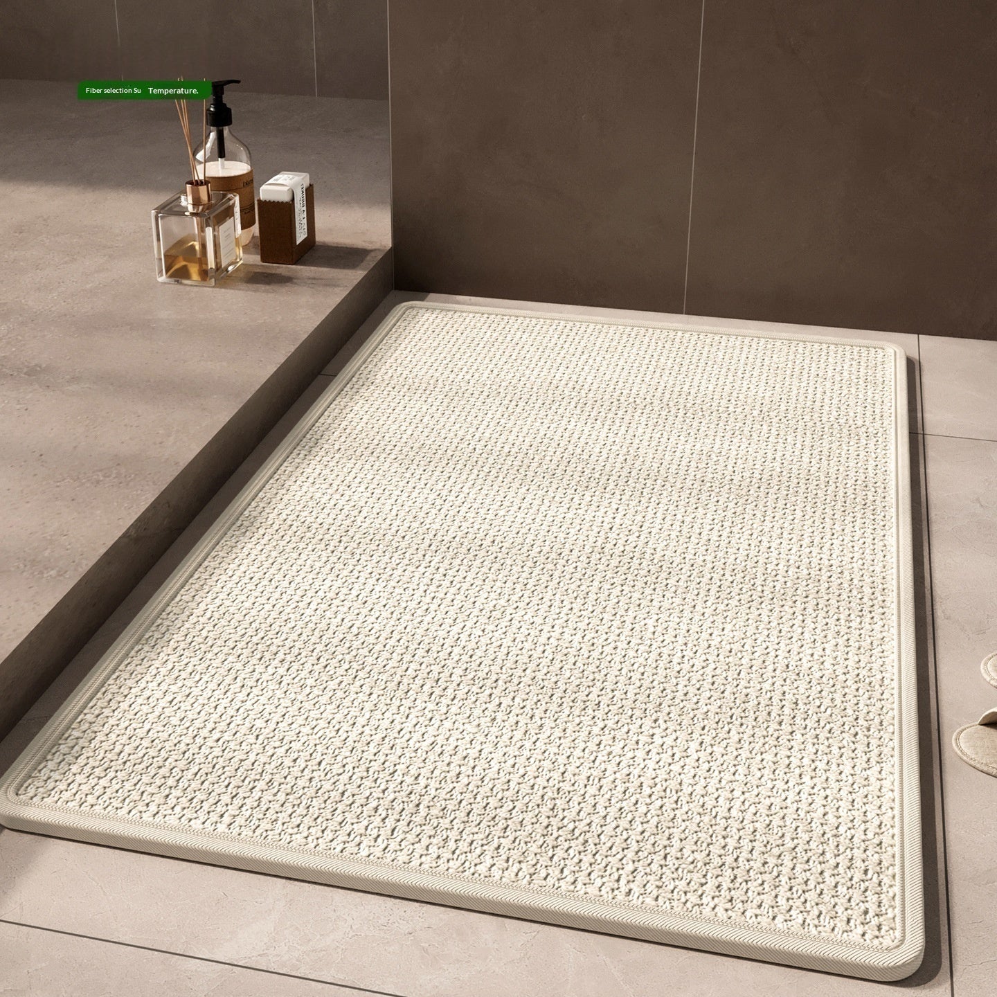 Entrance Doormat Linen-woven Non-slip Bath Mat