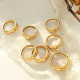 18K Gold-Plated Zircon Ring - Trendsi - Flyclothing LLC