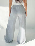 Elastic Waist Wide Leg Pants - Trendsi