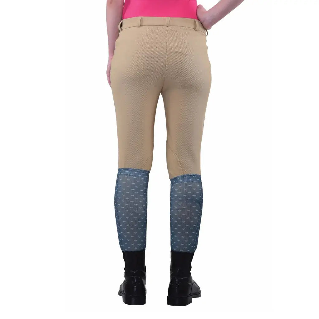 TuffRider Ladies Ribb Knee Patch Breeches - Breeches.com - Flyclothing LLC