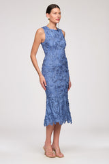 Meli Soutache Tea Length Dress - JS Collections - Flyclothing LLC