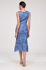 Meli Soutache Tea Length Dress - JS Collections - Flyclothing LLC