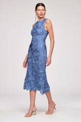 Meli Soutache Tea Length Dress - JS Collections - Flyclothing LLC