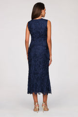 Meli Soutache Tea Length Dress - JS Collections - Flyclothing LLC