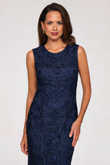 Meli Soutache Tea Length Dress - JS Collections - Flyclothing LLC