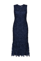 Meli Soutache Tea Length Dress - JS Collections - Flyclothing LLC