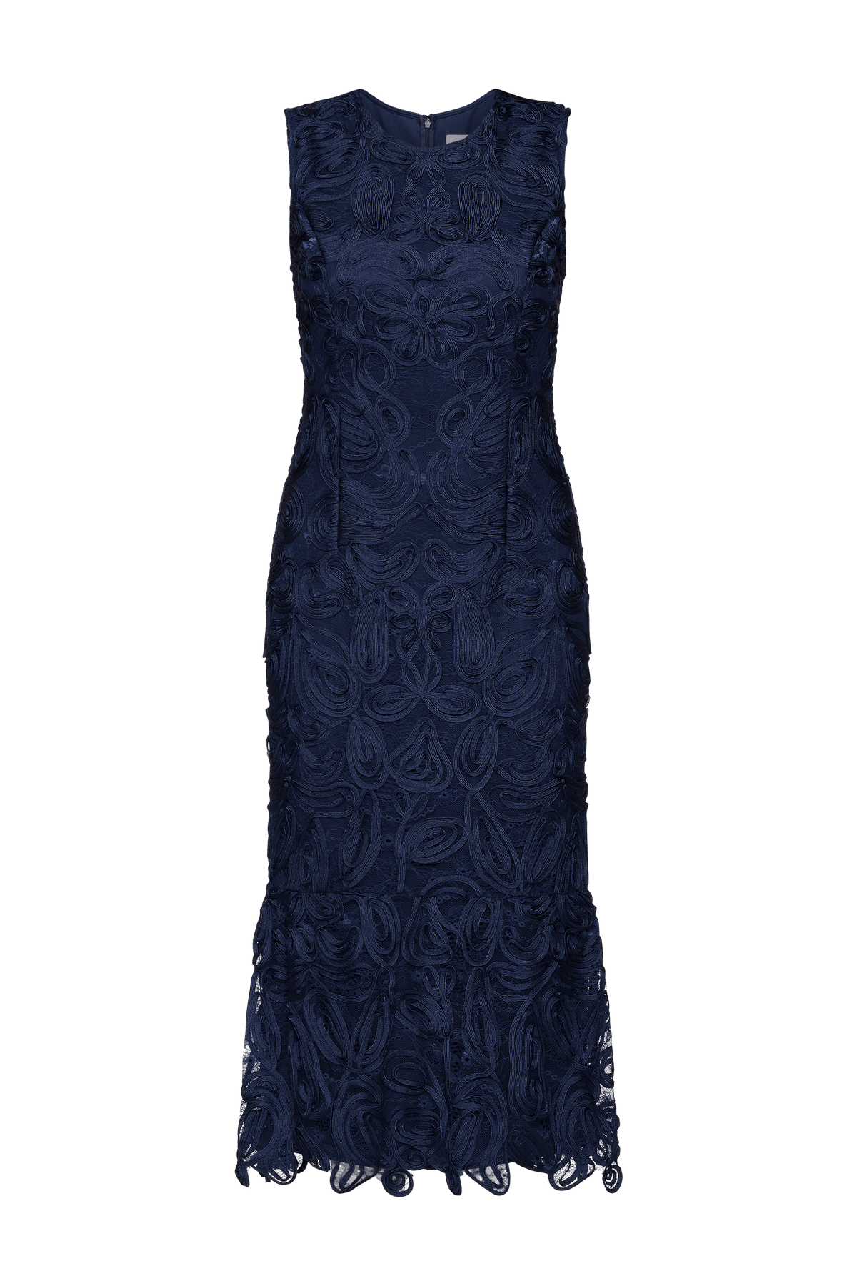 Meli Soutache Tea Length Dress - JS Collections - Flyclothing LLC