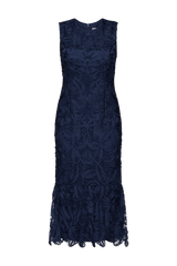 Meli Soutache Tea Length Dress - JS Collections - Flyclothing LLC