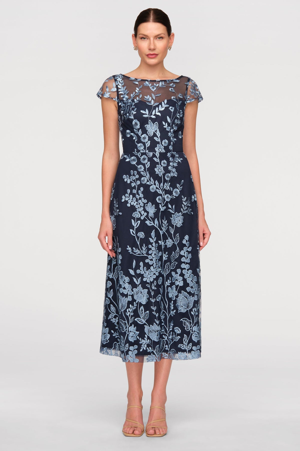 Meredith Tea Length Dress - JS Collections - Flyclothing LLC