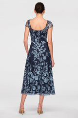 Meredith Tea Length Dress - JS Collections - Flyclothing LLC