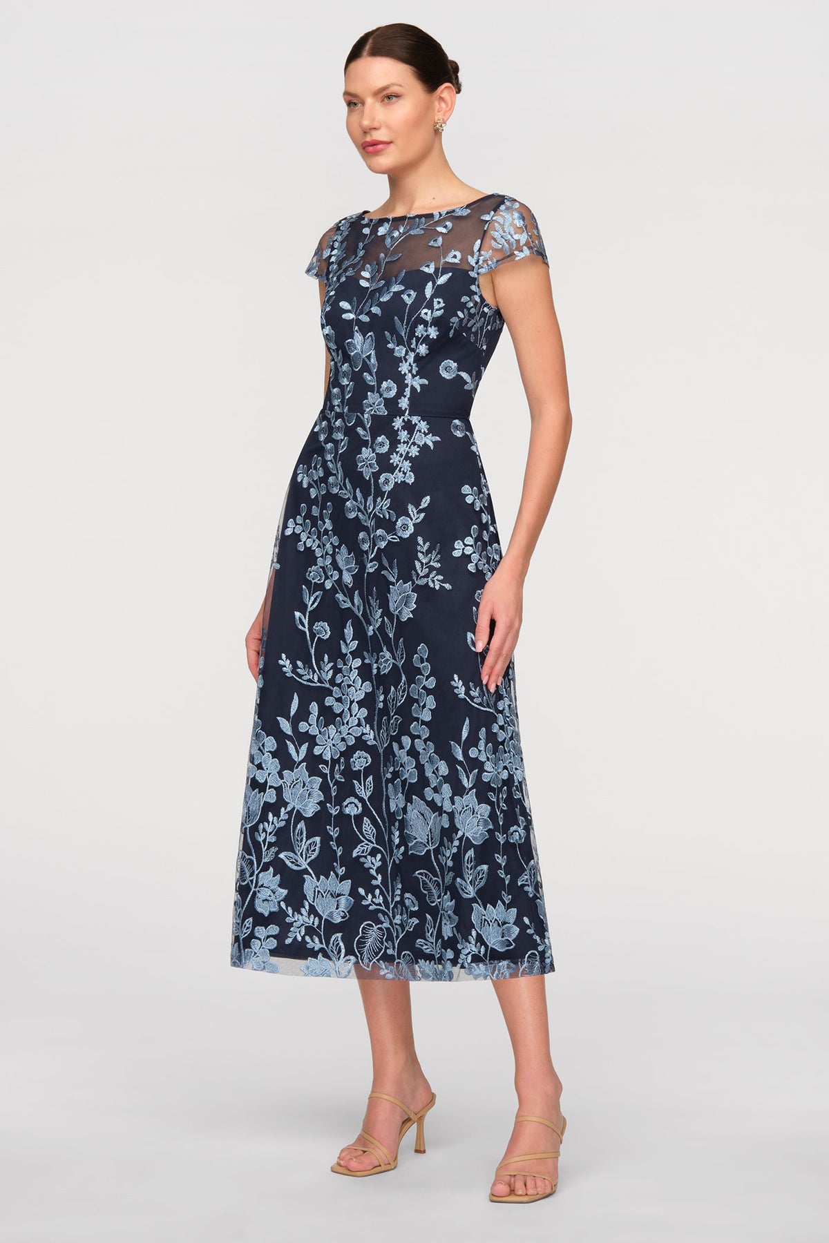 Meredith Tea Length Dress - JS Collections - Flyclothing LLC