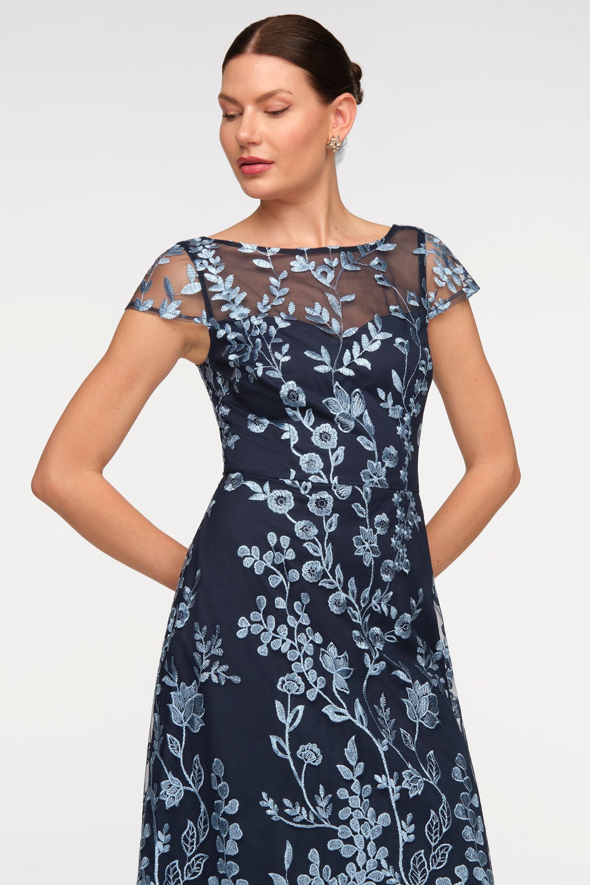 Meredith Tea Length Dress - JS Collections - Flyclothing LLC