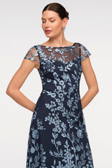 Meredith Tea Length Dress - JS Collections - Flyclothing LLC