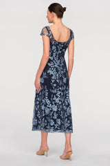 Meredith Tea Length Dress - JS Collections - Flyclothing LLC