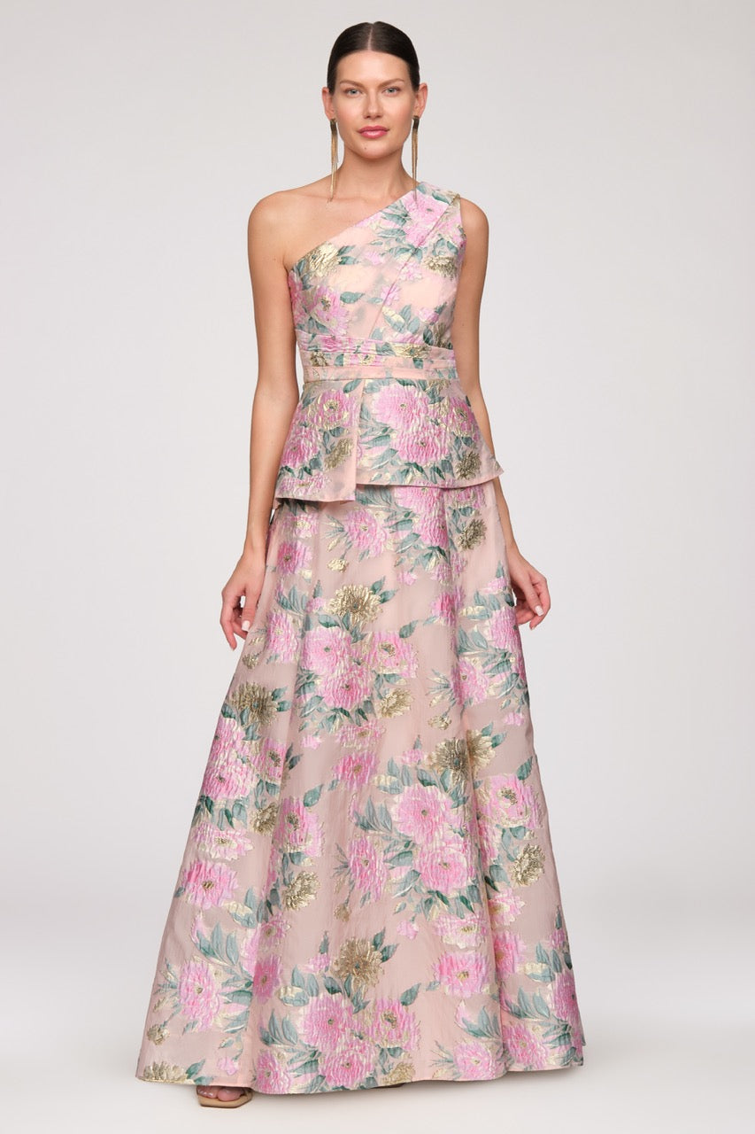 Mia One Shoulder Gown - JS Collections - Flyclothing LLC