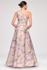 Mia One Shoulder Gown - JS Collections - Flyclothing LLC