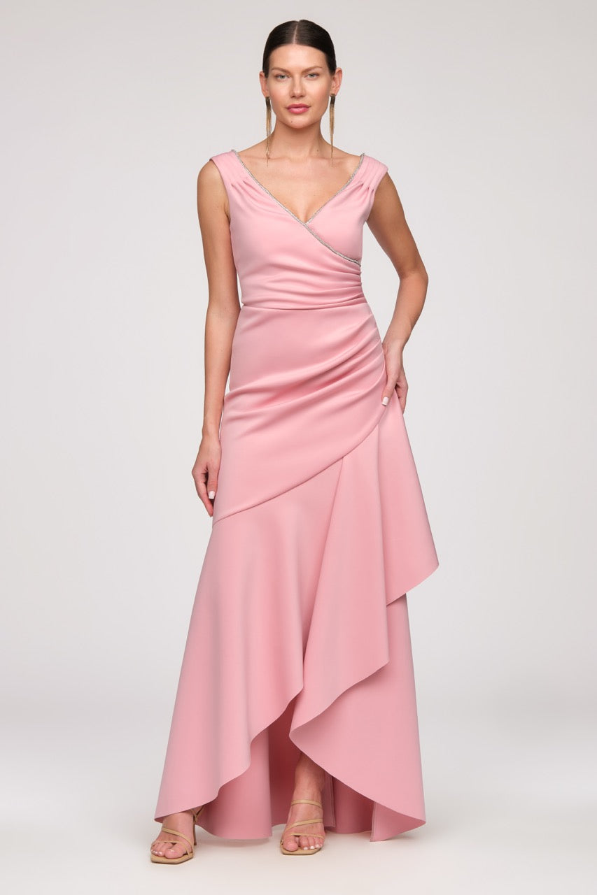 Marla High Low Gown - JS Collections - Flyclothing LLC
