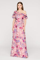 Marigold Floor Length Gown - JS Collections - Flyclothing LLC