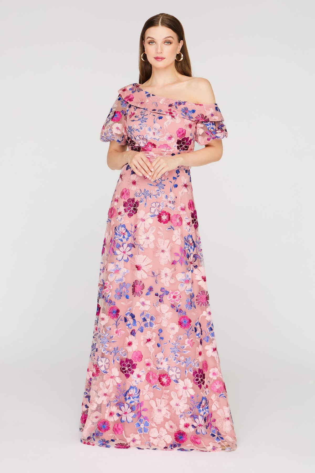 Marigold Floor Length Gown - JS Collections - Flyclothing LLC