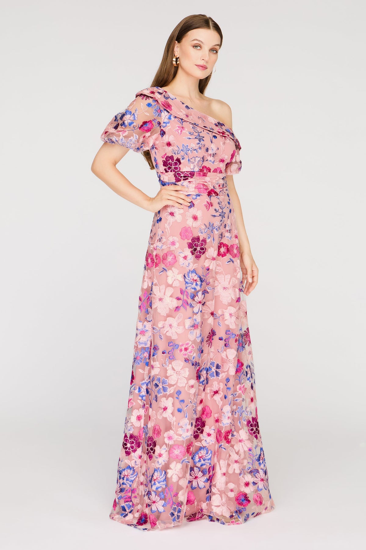 Marigold Floor Length Gown - JS Collections - Flyclothing LLC