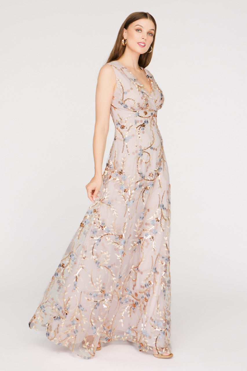 Lavinia A-Line Gown - JS Collections - Flyclothing LLC