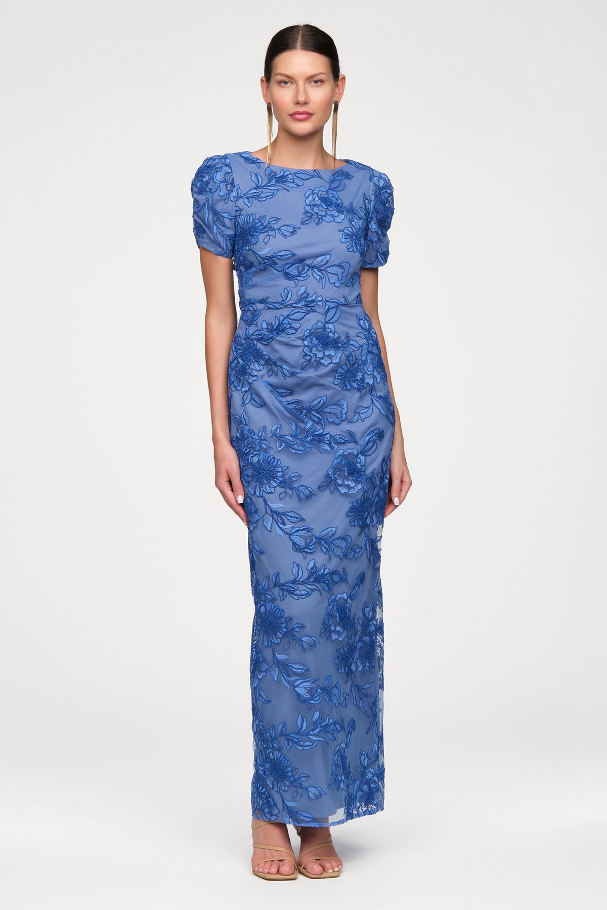 Oriana Short Sleeve Gown - JS Collections - Flyclothing LLC